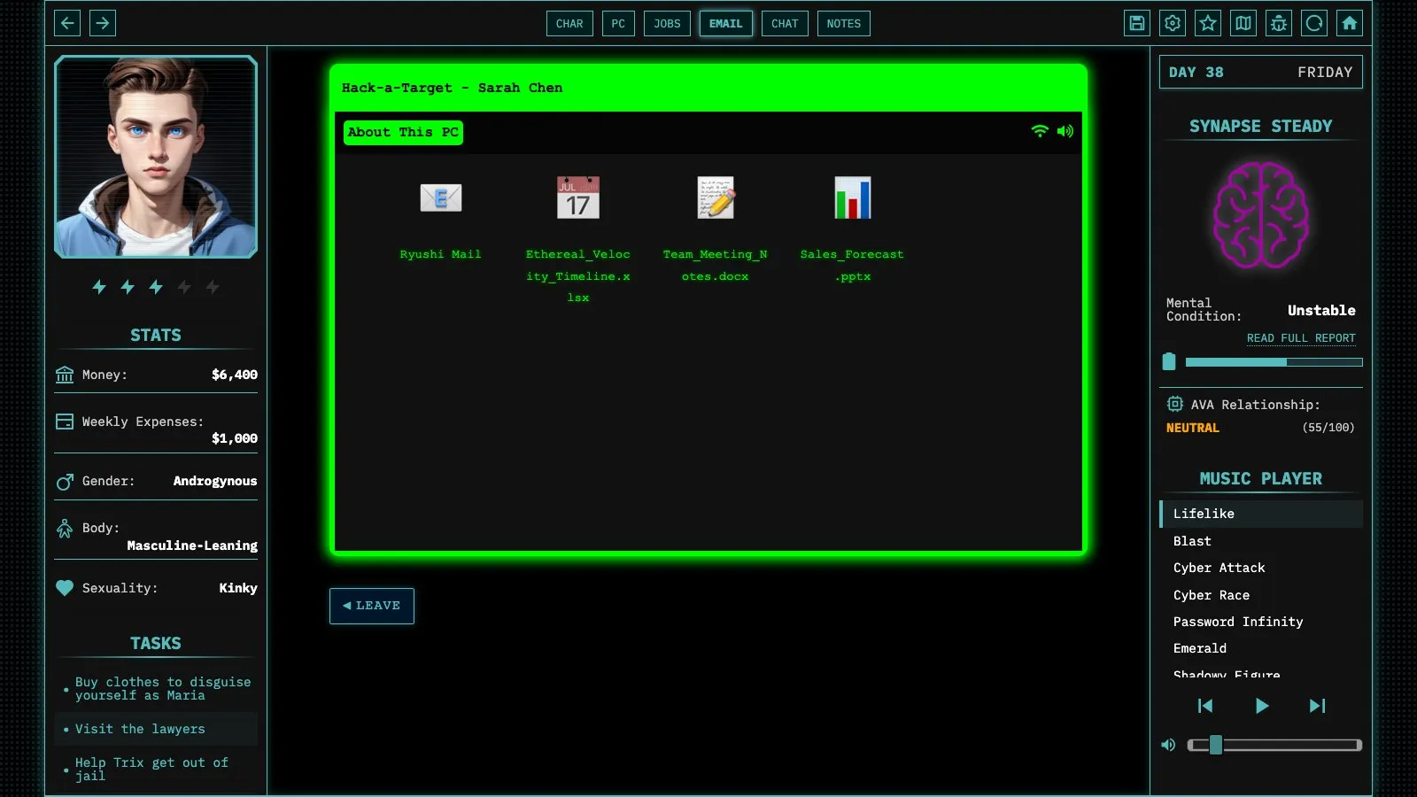 Breaking into a file system