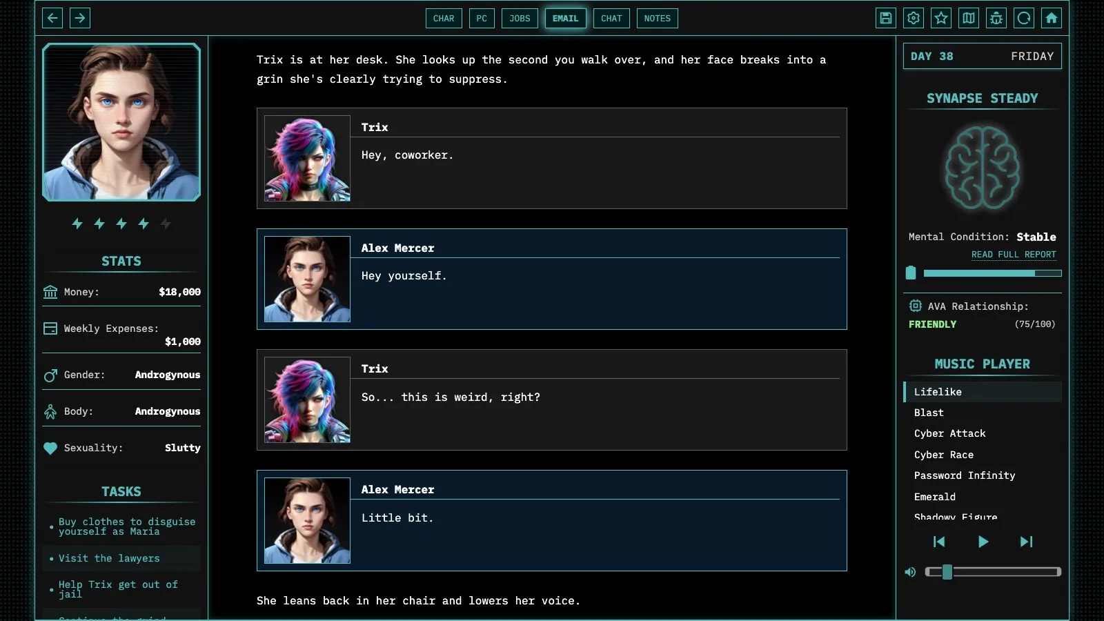 A conversation with Trix